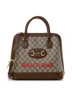 RARE VINTAGE GUCCI GG Supreme Monogram Azalea Calfskin Boutique Horsebit 1955
